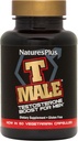 NaturesPlus T Hombre - 60 cápsulas vegetarianas - Promueve la ganancia muscular " Stamina, Mood Enhancer - Gluten Gratis - 30 servicios totales