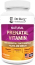 Dr. Berg Vitaminas Prenatales Naturales para Mujeres (Enfermería embarazada) - Vitaminas Prenatales con Folato, Vitaminas, Minerales, Omegas, &11 Superalimentos Poderosos - Mujeres Multivitamina Prenatal - 60 cápsulas