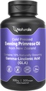 Naturalis Evening Primrose Oil (Cold Pressed) ← 100% natural de Nueva Zelanda ← No GMO, Soy &amp; Gluten Gratis, Zero Filler tención 300 Mini-Softgels