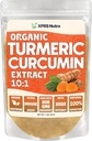 XPRS Nutra Organic Turmeric Curcumin Powder Extracto 10:1 - Premium USDA Organic Curcumin Powder for Immunity - Vegan Friendly Pure Curcumin for Gut Health (1 Ounce)