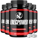 (5 Pack) Erecpower Pills, Erecpower Supplement Advanced Strength Performance Blend, Erecpower Capsules Maximum Strength Formula Erecpower Made in USA Overall Wellness Support Vitamin (300 Capsules)