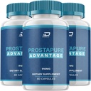 Suplemento Prostapure para Hombres – Prosta Pure Advanced Energy Pills, Prostapur Maximum Strength Suplementos Prostapuer para Hombre Salud Suplemento, Reseñas (3 Pack - 180 cápsulas)