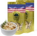 2 Bolsas American Ginseng Slices de Wisconsin, DOL American Wisconsin Ginseng Slices Root for Tea, Energy for Men Women Health Boosts Immunity, Gluten Free, 西 institucionalizada/ oportuna洋 institucionales Long Strip 2 Bags of 4OZ, 8OZ