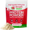 Watermelon Seed Protein Powder Raw - Cold-Presed, Single-Ingredient Unflavored Protein Powder- Shake o Bake con él