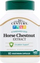 21st Century Horse Chestnut Seed Extract Vegetarian Capsules - 60 ct, Pack de 2