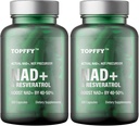 NAD+ " Suplemento de Resveratrol, 240 Softgels NAD+ Boosting Supplement for Max Absorption for Support Cellular Energy Aging Defense