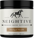 Hindgut Health Suplemento por Neightive - Reducir Ulcers - Aliviar problemas de cólicos, diarrea y rendimiento en caballos - Mejorar el comportamiento, la repetición y la carne - Aumentar la ganancia de peso - Equine Gut Health