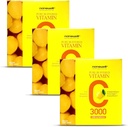NANOWELL Puro Buffered Vitamin C 3000 mg por Serving, Suplemento dietético para Immune Support - 60 Sticks x 3 Boxes, 6 Months Supply (180 Conteo)