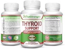 Soporte para tiroides - Fórmula completa para apoyar los niveles de energía con yodo, Bladderwrack, Kelp, B12 &amp; More- Thyroid Energy: Boost T4 to T3 Supplement - Non-GMO