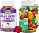 Bundle of Liver Cleanse Detox " Repair Gummies + Fruits, Green and Veggie Gummies (30-Day Supply)