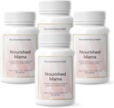 Nourished Mama Prenatal Multi Vitamina - Vegan Multivitamínico para Preconcepción, Embarazo, Postparto y Apoyo al Breastfeeding - Iron-Free with Methylated Folate & High Dose Choline - 360 cápsulas