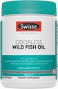 Swisse Wild Fish Oil Omega 3 Suplementos para Mujeres y Hombres 1000 mg Softgels TENIDO EPA DHA Fish Oil Suplementos TEN Odorless - Ayuda a apoyar cerebro, ojos y salud cardíaca TEN 400 Softgel Pills
