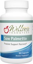 Wellness Resources Saw Palmetto Deep CO2 Extraction, No Solvents - High Potency for Prostate Health, Urinary Health (90 Capsules)