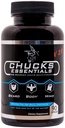Chucks Essentials - The Bearded Mans Multivitamin, para la barba de crecimiento más rápido, cargada con las vitaminas y minerales esenciales para el cabello saludable, delgado, más fuerte y más rápido, 90 cápsulas