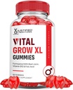 Laboratorios justificados Vital Grow XL Performance Gummies 1000MG Advanced Formulado con ACV Pomegranate Beet Juice Powder B12 Vegan Non GMO 60 Gummys
