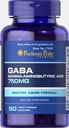 Puritans Pride Gaba Gamma Aminobutyric Acid 750 Mg Capsules, 90 Conde