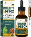 Cocolmeca Immunity " Detox Drop, Herbal Extract with Polypodium Leucotomos Sarsaparilla Milk Thistle Supplement Support Detoxification, Immune System, Digestive Health. 2oz
