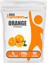 BulkSupplements.com Pólvora Naranja - Pólvora de Frutas Naranjas, Sabor Nutriente-Rich - Gluten Free, 5g por Serving, 250g (8.8 oz) (Pack of 1)