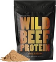 Wild Grass Fed Beef Protein Powder with Beef Organs Complex - Sugar Free Protein Shake - Low Carb & Calories - Keto/Paleo/Carnivore Friendly - Whey/Bloating/Lactose Free - Maple Pecan 10oz