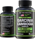 HERBIFY Garcinia Cambogia Wellness Apoyo Suplemento para Mujeres y Hombres - Extracto Herbal con Propiedades Antioxidantes - Booster Energético para la Vitalidad Digestiva y Soporte Digestivo - 60 Cuenta