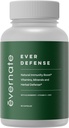 Ever Defense ¦ Immune Support Suplemento I Combination of Elderberry, Echinacea, Vitaminas, Minerals ' Amino-Acids ← Non-GMO, Gluten Free TEN Easy to Swallow I 60 Capsules