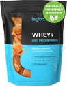 LEGION Whey+ Protein whey Isolate from Grass Fed Cows - Whey Protein Isolate Powder Low Calorie, Non-GMO, Sugar Free, Lactose and Gluten Free, All Natural Protein Powder for Men &amp; Women (60 Servings)