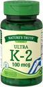 Verdad de la naturaleza Ultra Vitamina K-2 100 mcg, 50 Cuenta (2)
