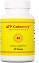 Cofactores Optimox ATP - Complejo de vitamina B para Mujeres y Hombres, Vitamina B2 y B3, 100 mg Riboflavin y 500 mg Niacina, Tablas multivitamínicas de alta potencia para soporte energético - 90 Cuenta