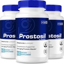 (3 Pack) Prostosil Capsules, All Natural Formula For Prostate Health Support, Maximum Strength Herbal Supplement for Control and General Health, Prosto sil Vitamin Pills Official Review (180 cápsulas)