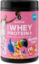 Six Star Whey Protein Powder Plus ← Muscle Building &amp; Recovery Plus Immune Support ¦ Muscle Builder for Hombres &amp; Mujeres vivieron los bucles Froot de Kellogg Cake Flavor de cumpleaños
