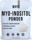 Myo-Inositol Powder 8oz, Natural Myo Inositol Supplement for Ovarian Support, Fertilidad y Equilibrio Hormonal, Pure Inositol Powder, Myo-Inositol Supplement for Energy, Brain Health, 454 Servings