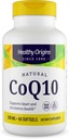 Orígenes saludables® CoQ10 200 mg – Ubiquinona Trans-Isomer Natural – fermentada por levaduras, apoya la salud cardíaca y la energía celular – No GMO 60 Softgels