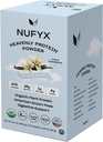 NUFYX® • Pólvora Skyly Protein® • Púrpura ecológica mundial 100% ecológica americana • Vegan • Gluten Gratis • Baja Carb (Creamy Vanilla, Box of 10 Packets)