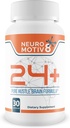Neuro 24 + Enhancement cerebral Fórmula - Booster cerebral - Motiv8 Su mente con esta pura Fórmula de Cerebro Hustle diseñada para elevar su enfoque y soporte Mejor rendimiento cerebral