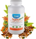 One Planet Nutrition Nano Curcumin 500 mg Veggie Capsules (60 Servings), Nano para la absorción alta, soporta el bienestar general, no GMO, Vegan, libre de gluten