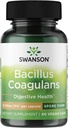 Swanson Bacillus Coagulans - Natural Probiotic Supplement Supporting Digestive Health w/ 6 Billion CFU - May Support GI & General Gut Health - (60 Veggie Capsules)