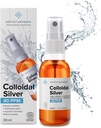 Colloidal Silver Pocket Spray 40 PPM 1/3 fl oz ● Ecocert Cosmos Natural ● Concentración superior, partículas más pequeñas = mejores resultados ● Certificada por 3 Laboratorios Independientes