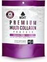 MO4T Hidrolyzed Multi Collagen Powder -Collagen Protein- Collagen Peptides-Type 1,2,3,5,10 -Sugar-Free, (1 libra) Pelo, Piel &amp; Nail, Paleo & Keto, Non-GMO