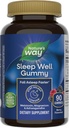 Camino de la Naturaleza Dormir Well Melatonin y Magnesium Gummies, Sleep Support for Adults*, con Ashwagandha, Berry Flavored, 90 Gummies