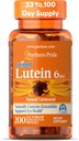 Pride Premium LutigoldTM Lutein Carotenoide de 6 mg con Zeaxanthin para hombres y mujeres, Suplemento dietético para el apoyo a la salud ocular, 200 Rapid Release Softgels