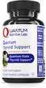QNL Quantum Thyroid Support Suplemento - Complejo de soporte de tiroides puro - Ayudas Hormonal Balance para Hombres - Complejo de tiroides vegano - Características Iodine - 60 cápsulas de espacio vegetal