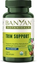 Banyan Botanicals Trim Support – Organic Weight Loss Supplement* – Natural Metabolism Support with Triphala, Guggulu & Ayurvedic Herbs for Cleansing* – 90 Tablets – Non-GMO Sustentably Sourced Vegan