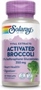 SOLARAY Semillas de Brocoli activadas Extracto 350 mg, 10% Glucosinolatos Sulforaphane para soporte antioxidante, salud cardíaca y soporte digestivo, Vegan y laboratorio Verificado, 30 Servimientos, 30 VegCaps