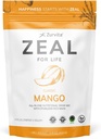 Zurvita Zeal for Life Wellness Drink Mix - Mango Flavor - Gluten-Free, Vegan, with Biotin, Vitamins B12, C, D, E, Iron, Magnesium - 30 Servings (420g)