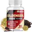 BEBEFEN Goldenseal Root Capsules 2000mg ← Tradicional Herb Suplemento Silencio Concentrado Extracto Silencio Vegetariano, No GMO
