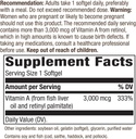 Vía natural Vitamina A - 10000 UI - 100 Softgels