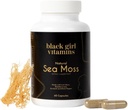 Black Girl Vitamins - Irish Sea Moss Capsules (500 mg) para Immune Support - Organic Sea Moss