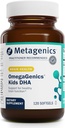 Metagenics MetaKids DHA - Kids DHA &amp; EPA Supplement - for Brain Health & Support* - Immune Support* - de Calamari Oil - Natural Fruit Flavor - 120 Softgels