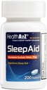 HealthA2Z® Sleep Aid ← Doxylamine Succinate 25mg tención (200 Condes (Pack of 1))