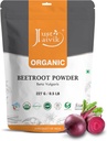Just Jaivik Beetroot Powder Organic 227 gm / 0.5 lb ← Natural Nitric Oxide Booster ← Superfood for Healthy Heart